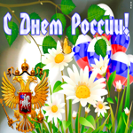 Открытка анимационная открытка день россии