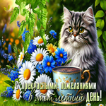 Picture доброжелательная гиф-открытка, прекрасных пожеланий в этот летний день