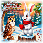 Picture душевная открытка, уютного понедельника