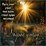 Postcard мягчайшая гиф-открытка, пусть этим утром твоя жизнь станет лучше