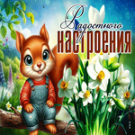 Postcard неисчерпаемая гиф-открытка, радостного настроения