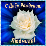 Picture необычная открытка с днем рождения людмила