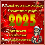 Открытка новогодняя открытка с пожеланиями