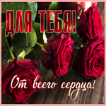 Картинка открытка великолепные розы