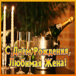 Открытка смешная открытка с днем рождения жене
