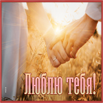 Postcard солнечная открытка люблю тебя с анимацией