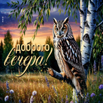 Picture воздушная гиф-открытка, доброго всем вечера желает