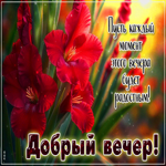 Postcard живописная гиф-открытка, много радостных моментов на вечер