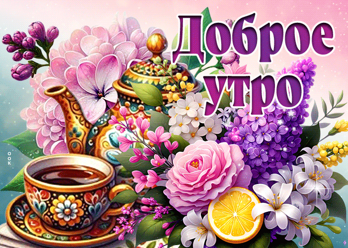 Postcard искрометнейшая гиф-открытка, доброго и чудесного утра