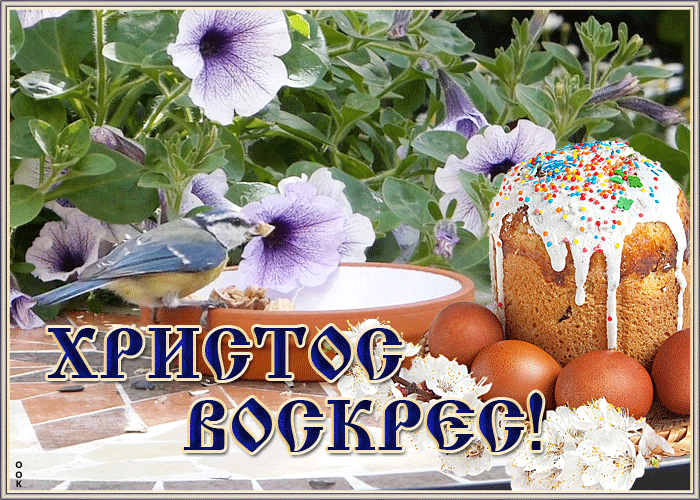 Открытка картинка христос воскрес