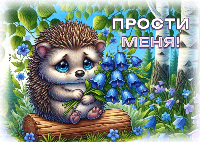 Picture нежная гиф-открытка, очень жаль мне, прости