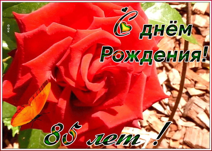 Открытка оригинальная открытка день рождения 85 лет