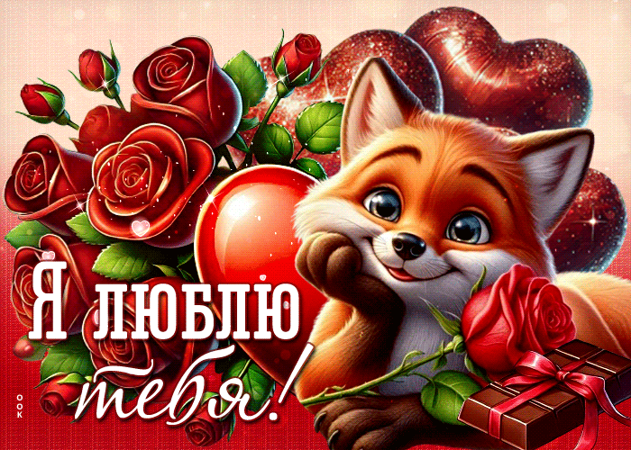 Picture ослепительная гиф-открытка, не передать словами мою любовь к тебе