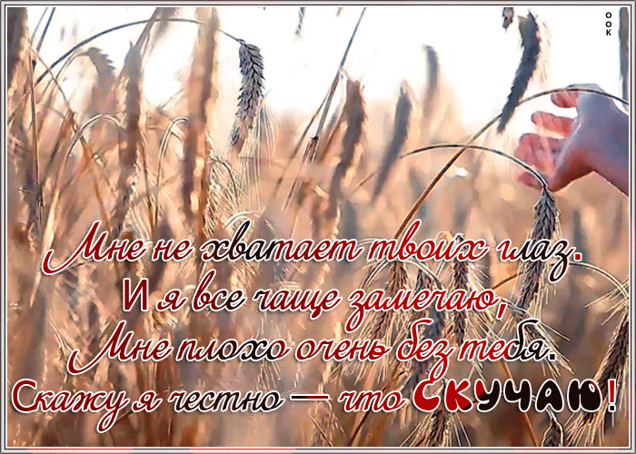 Картинка открытка скучаю со стихами