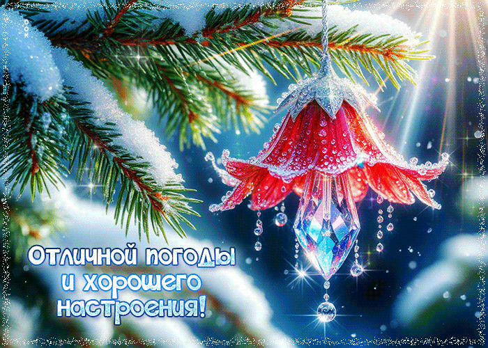 Postcard отличной погоды и хорошего настроения