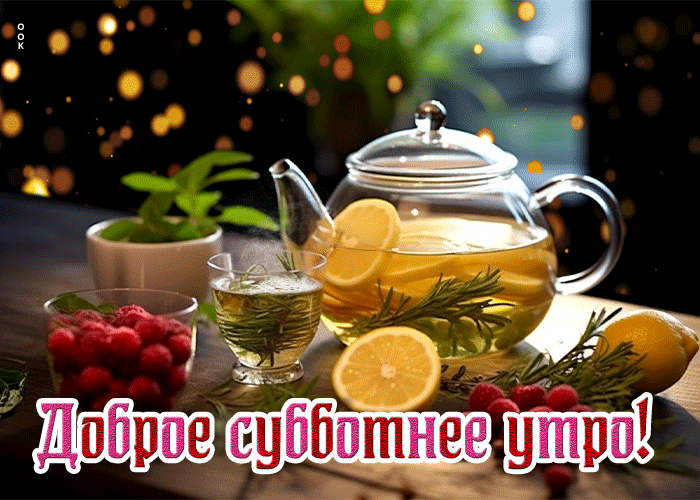Postcard прикольная анимационная открытка доброе субботнее утро