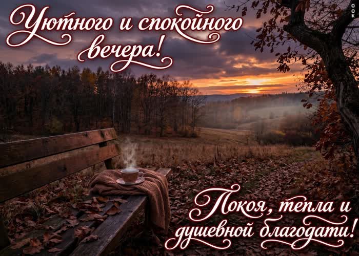 Picture пусть этот вечер подарит немного времени для себя после насыщенного дня.