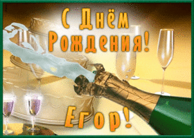 Postcard необычная открытка с днем рождения егор