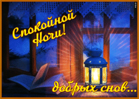 Открытка очень интересная картинка спокойной ночи